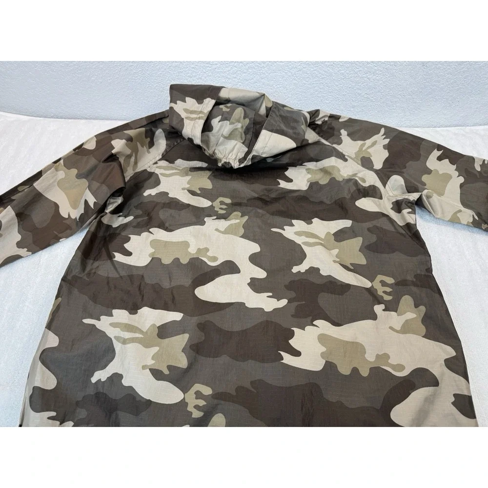 The Childrens Place Camouflage Pullover Windbreaker Jacket Boys Size L 10/12